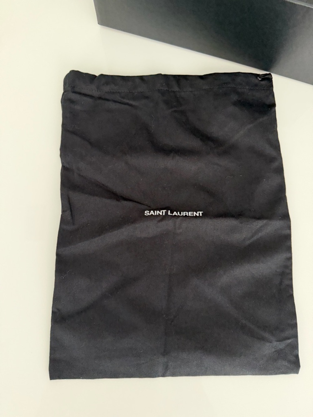 Saint Laurent Black Satin Crystal wrap straps Stilettos - Picture 9 of 9